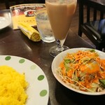 インドネパール料理 アグニ - ♪最後にアイスチャイは勝つ  たまには負けるだろ!