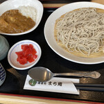 Sobadokoromachiammitoekuseruten - 水戸そばカレーランチセット（¥1,280）