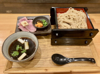 麺家 幸先坂 - 鴨の醤油つけ麺