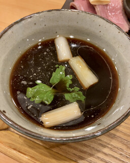 麺家 幸先坂 - 鴨の醤油つけ麺