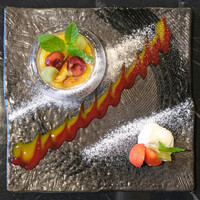 R1 TOKYO Bar&Restaurant - デザートセット 1200円 のクレマカタラーナ