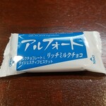 キッチン ブルー グローブ - お菓子のアップ