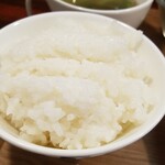 キッチン ブルー グローブ - ご飯大盛りのアップ