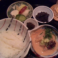 銀座 朱雀 - 〆の鯛茶漬けセット