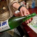 Iroriyaki To Soba No Mise Ueda - ２杯目は女将さんオススメの地酒を
