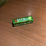 蕃 YORONIKU - 帰りにグリーンガムを1箱いただきました