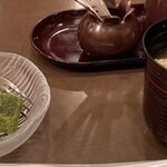Tsukiji Sushisei - 味噌汁とデザート