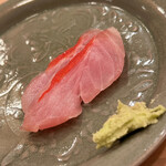 木挽町 とも樹 - 金目鯛です。昆布〆