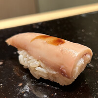 新橋 鮨 清新 - ヤリイカ♪ 煮イカでの 提供