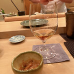 木挽町 とも樹 - イカの塩辛には竹鶴のウイスキーが合う