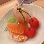 木挽町 とも樹 - 〆のデザート