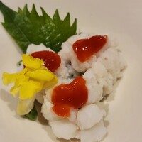 名古屋 栄 栞庵 鮨 やましろ - 鱧 梅肉添え