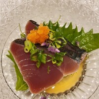 名古屋 栄 栞庵 鮨 やましろ - 鰹のタタキ