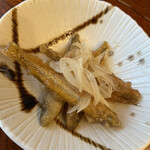 Kushiyaki Sugiura - ワカサギの酢の物　交換前
