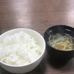 Shokujidokoro oshamambe - ライスと味噌汁