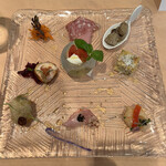 Danoi Takanawa - 前菜9種盛り。