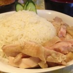 堀内チキンライス - 海南鶏飯、ご飯はジャスミンライス
