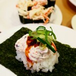 Kappa Sushi - ｢1貫包みサラダザク旨ラー油｣