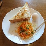 アポロ - 厚切りトースト ポテマヨ・サラダ・ゆで卵