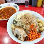 ラーメン鷹の目 - 限定つけ麺 ラ・トマティーナ､チーズ､しょうが