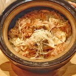 Kuzushi Nosuke - 本日の土鍋ご飯(真鯛の炭火焼きと泉州の水茄子)