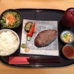 おにくや食堂 Suehiro - ご縁ですよで紹介された近江牛ハンバーグ(ﾟｰ,ﾟ*)ｼﾞｭﾙﾙﾙ