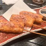 武蔵小山 しゃち - 子持ち昆布の串揚げ1本580円