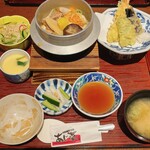 あじ菜 - 料理写真:釜飯天ぷら膳