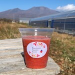 Karuizawa Gaden Famu Ichigoen - いちごの甘酸っぱさがたまらない「紅いちごスムージー」