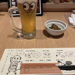Sumiyaki Ebisu - とりあえずの生ビール