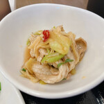 わ楽 - 豚肉を南蛮漬けみたいにしたやつ