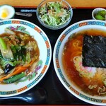 Tenryuu bou - 日替りランチ　中華飯　半ラーメン　750円