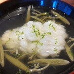 銀座 和郷 - 引き立て一番出汁　鱧　じゅんさい