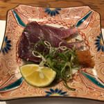 千ふく - お造り盛り(周参見 鰹わら焼き)