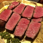 千ふく - 見島牛ステーキ