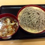 はるな食堂 - Ｈ25.08　肉汁そば￥５５０