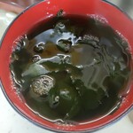 江戸丸 - 付属のスープ