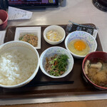 Sukiya - 牛たま定食　納豆追加