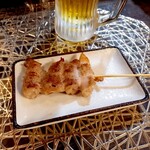 炭火焼き やきとり雅 - 新生姜豚巻き 260円