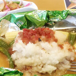 Kokosu - 梅みぞれあんかけの包み焼きハンバーグ ～シャキシャキ生野菜を添えて～