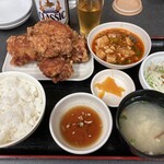 中国料理 布袋 本店 - ザンギB定食990円税込