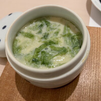 だし屋 おわん - あおさの茶碗蒸し