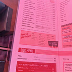 HOT BUNNY DINER - メニュー