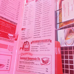 HOT BUNNY DINER - メニュー