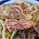 肉そば てノ字 - あいもりの鶏肉チャーシュー（親鶏）