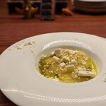 ガリネット - レモングラス風味のブランマンジェとゴールドキウイ