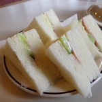 喫茶　壺 - 料理写真:2013.08 ハムサンドを選びました。