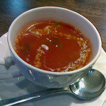 INDIAN TAJMAHAL - とても濃厚なトマトスープ。