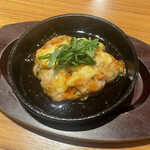 Sandaime Amimoto Uosensuisan - つくね鉄板チーズ焼き