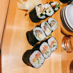 鮨 うみから - 巻物3種♪つまみながらお仕事♪♪